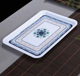  Bộ ấm chén trắng xanh 