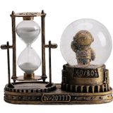  Quả cầu pha lê đồng hồ cát 