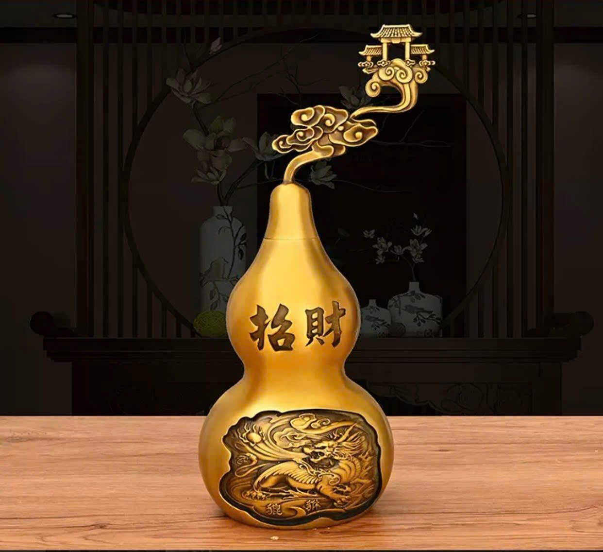  Đồng bầu kỳ lân trang trí 