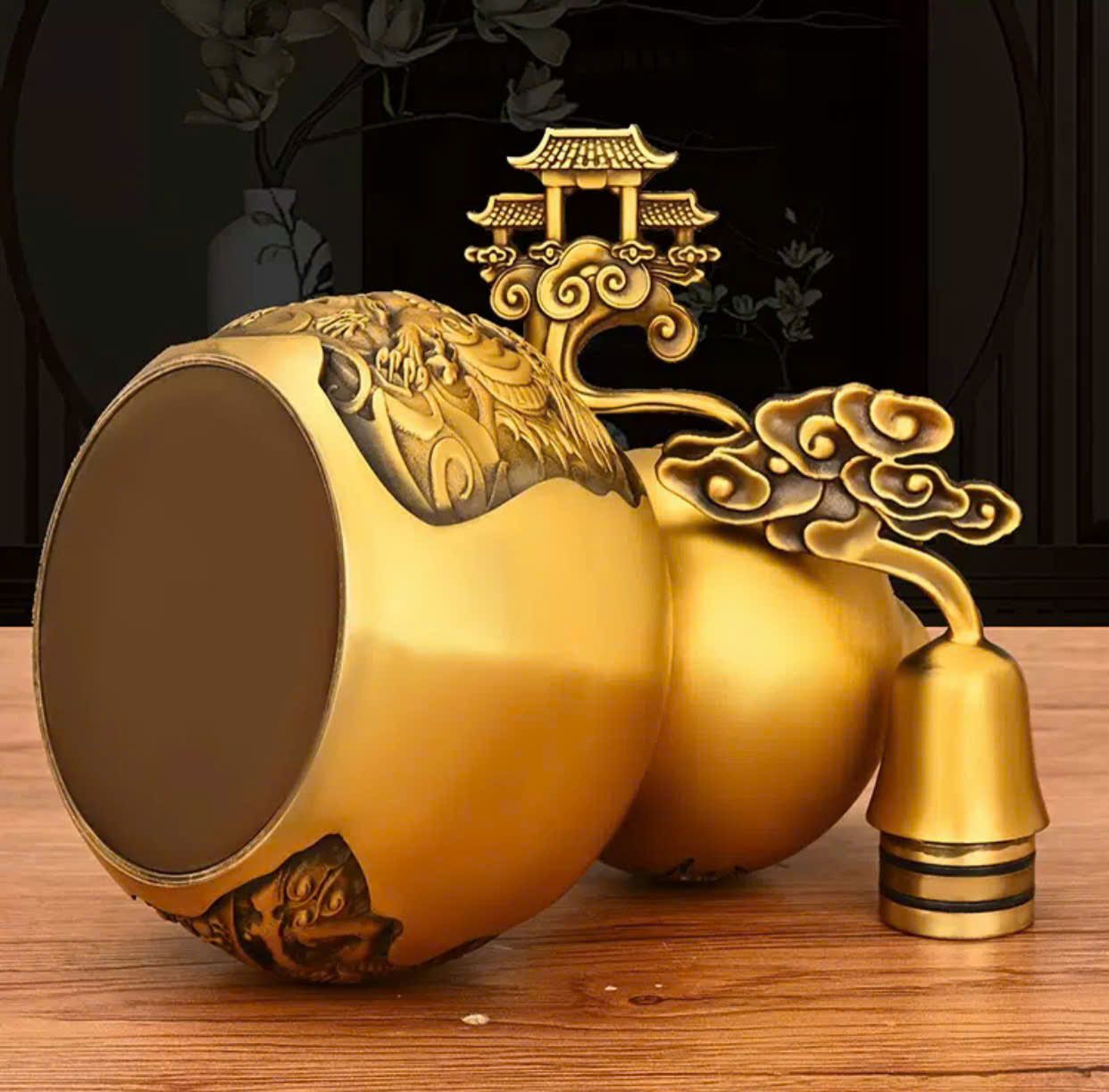  Đồng bầu kỳ lân trang trí 