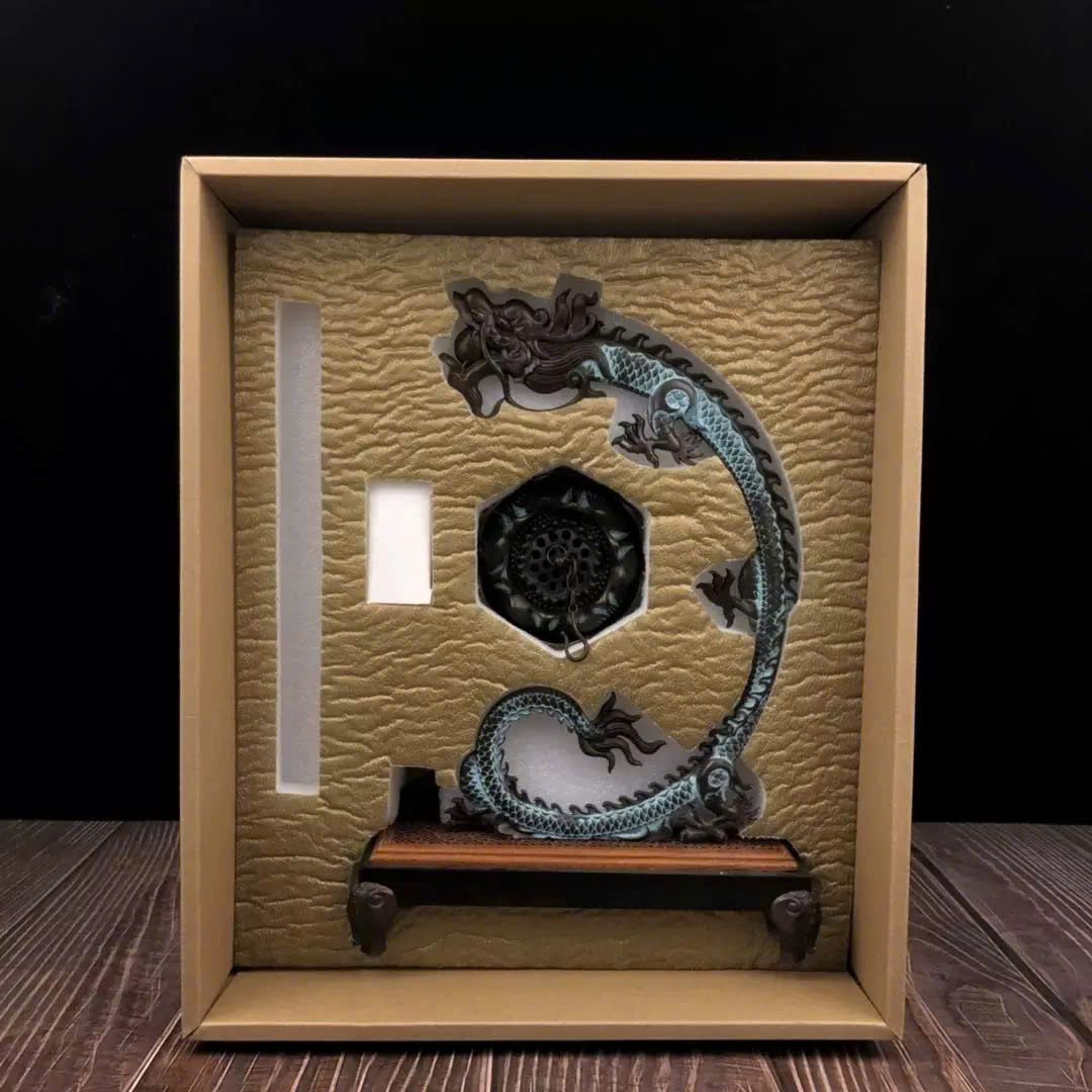  Lư hương rồng treo hoa sen 