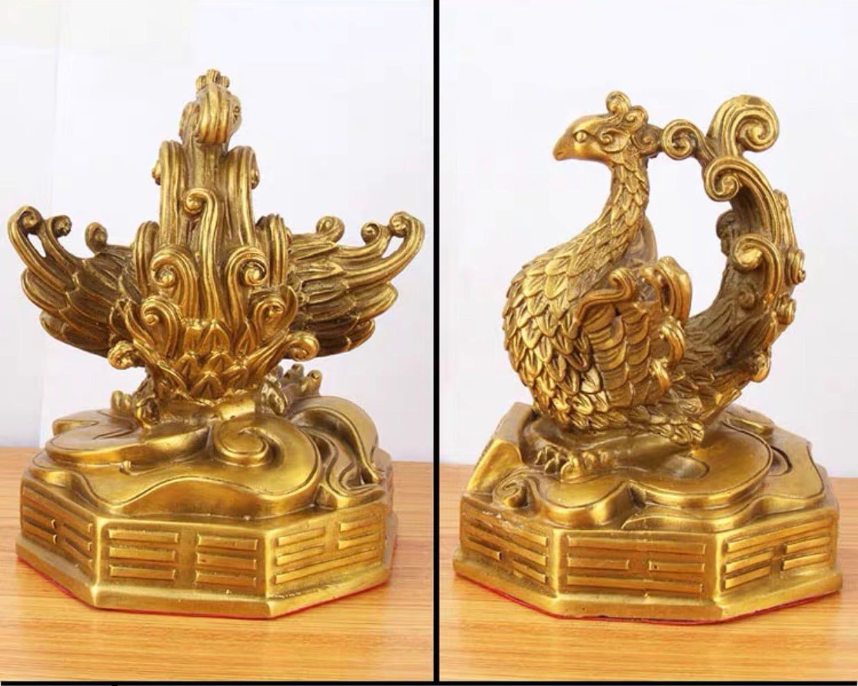  Đồ trang trí Chim thần chất liệu đồng 