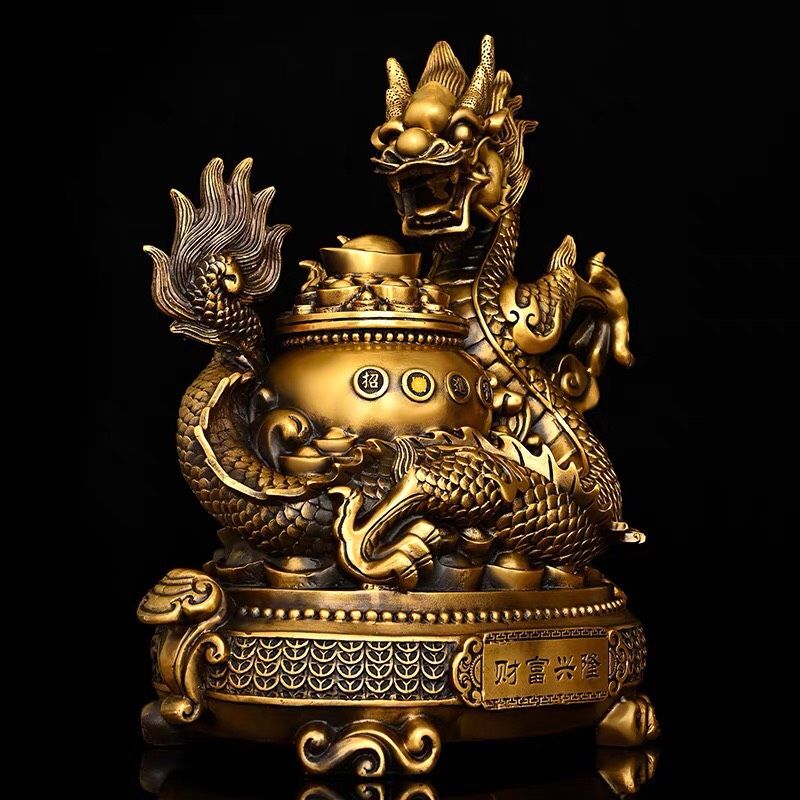  Rồng đồng trang trí văn phòng 