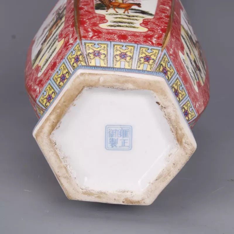  Bình lục giác cổ 