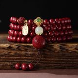  Vòng tay 108 cung hoàng đạo Cinnabar 