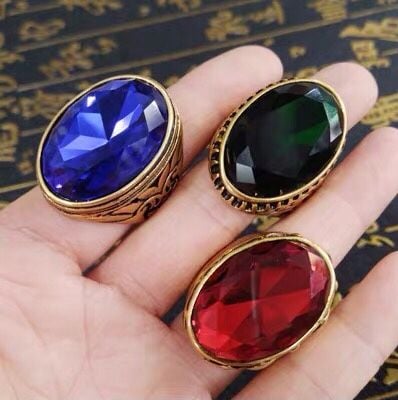  Nhẫn Đá Quý Mặt 