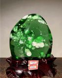  Đồ trang trí Quặng thô pha lê xanh 