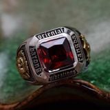  Nhẫn nam pha lê đỏ 