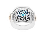  Nhẫn nam đá quý xanh 