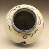  HÀNG SƯU TẦM XƯA  Bình quà tặng kỳ lân trắng xanh không có nắp 