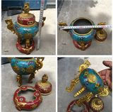  Lư hương rồng cổ 