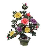 Đồ trang trí cây hoa mẫu đơn ngọc bích 
