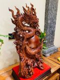  Nhất Long Vờn Ngọc Gỗ Cẩm 