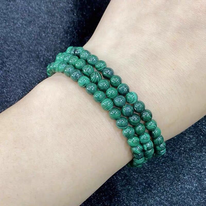  Vòng tay malachite tự nhiên 