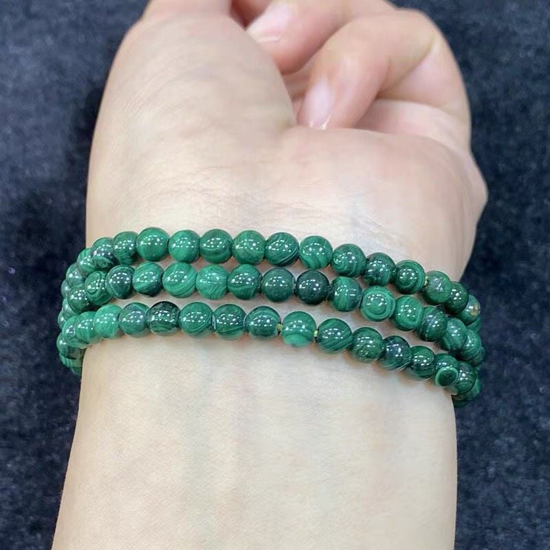  Vòng tay malachite tự nhiên 