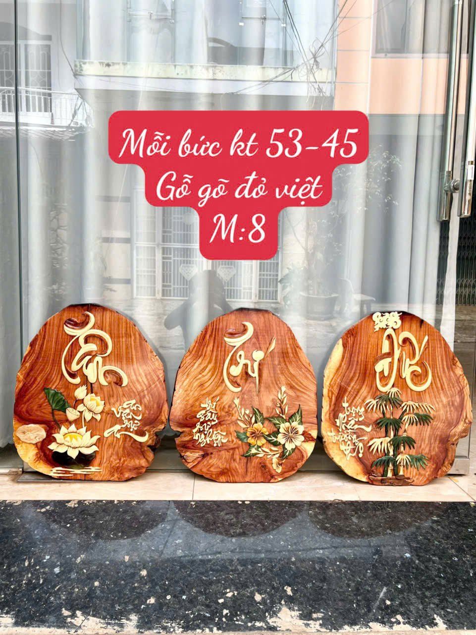  Tranh Chữ Ý Nghĩa Gỗ Gõ 
