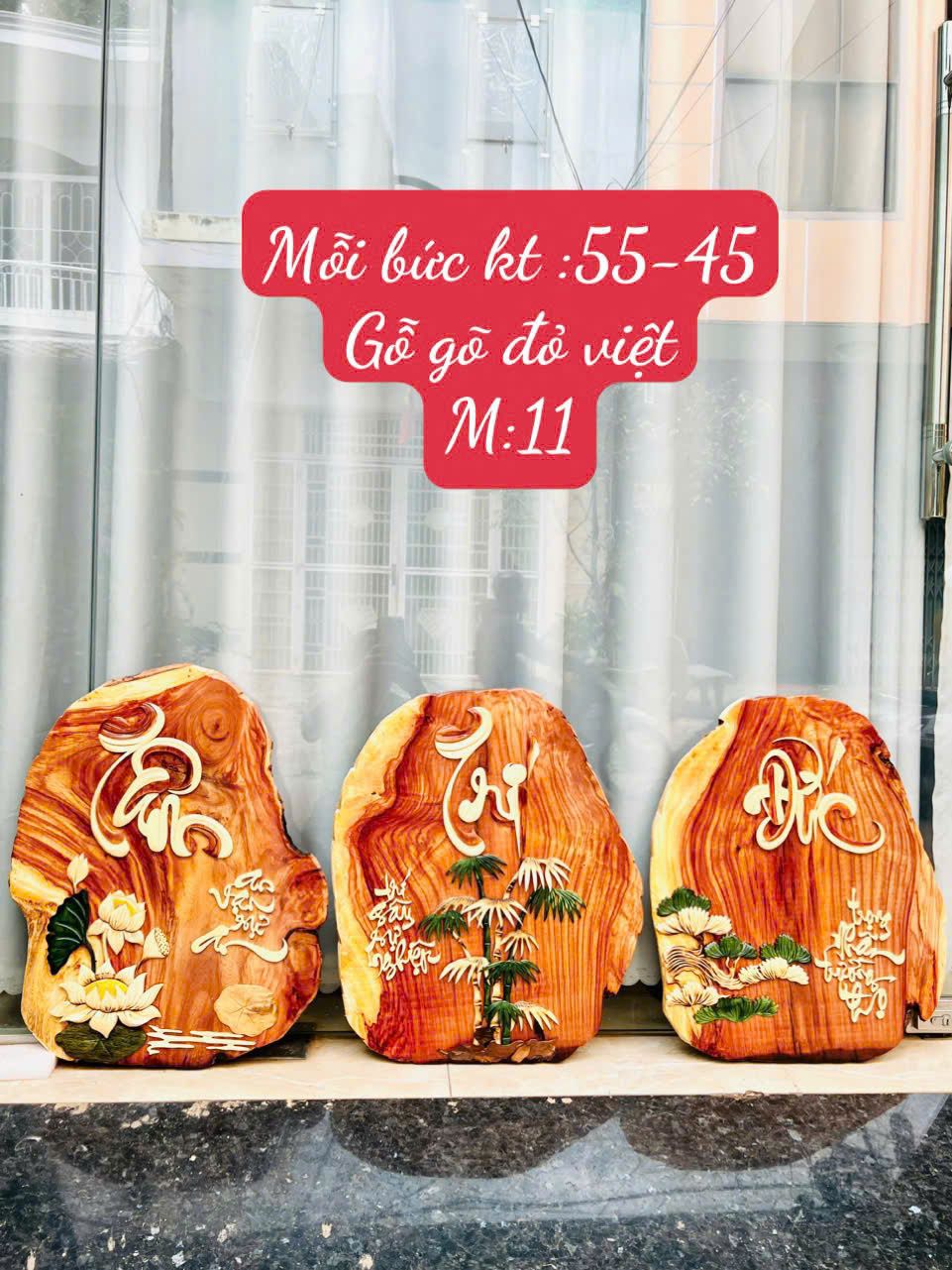  Tranh Chữ Ý Nghĩa Gỗ Gõ 