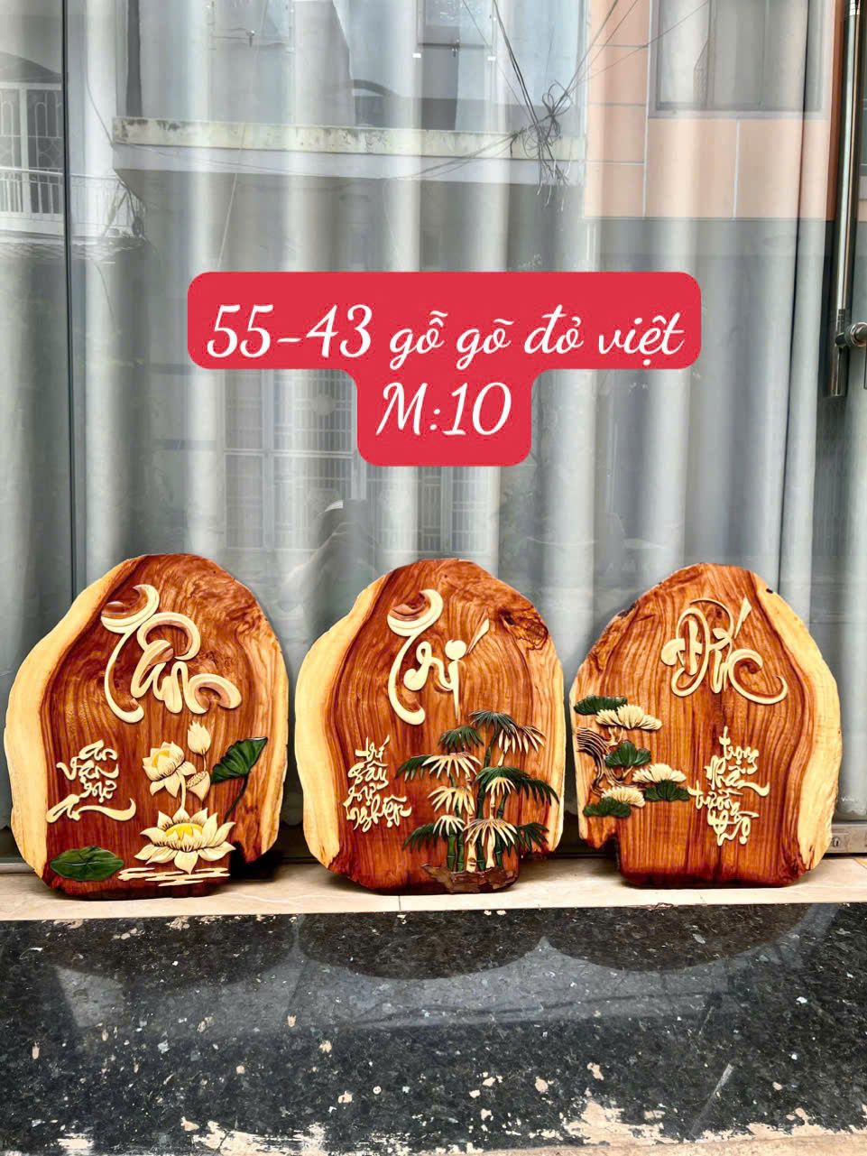  Tranh Chữ Ý Nghĩa Gỗ Gõ 