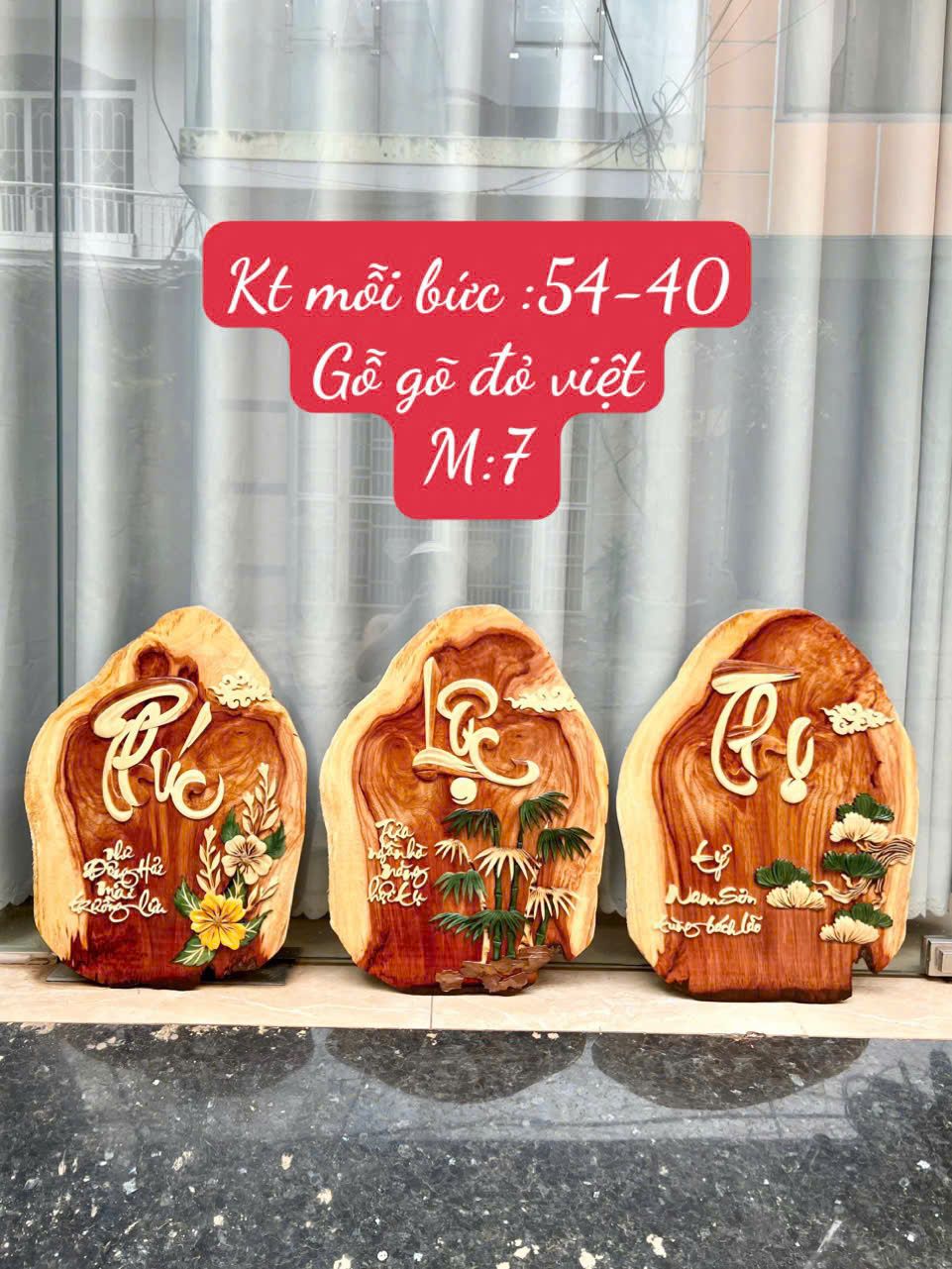 Tranh Chữ Ý Nghĩa Gỗ Gõ 
