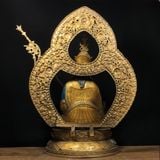  Tượng cổ Phật trên đài sen 