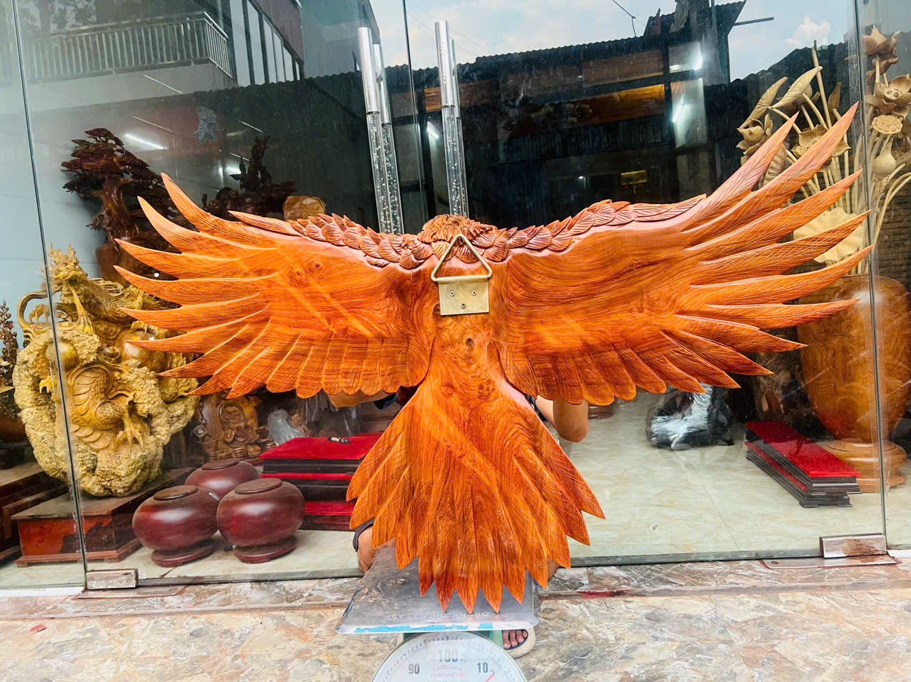  Đại Bàng Treo Tường Gỗ Hương Ta Cao Cấp 