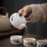  Bộ ấm trà gốm cao cấp 