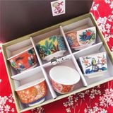  Bộ cốc rượu sake Kutani saki SK-128 