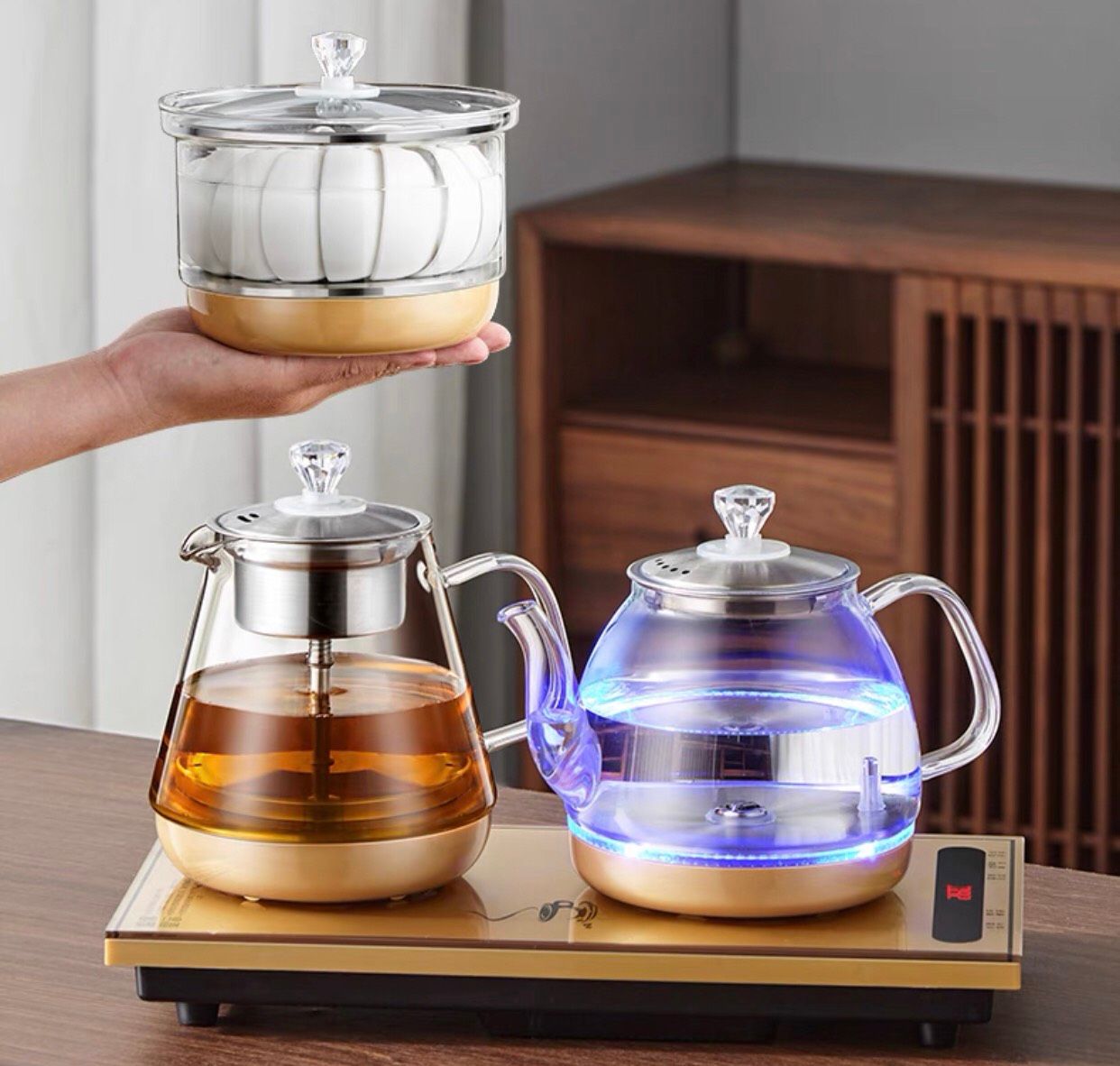  Bàn ấm trà điện cao cấp 