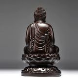  Tượng Phật Tổ Như Lai Chất liệu gỗ mun 