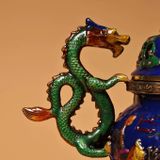  Lư hương ba chân rồng Chất liệu đồng 