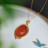  Vòng cổ Mã não đỏ 