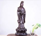  Tượng Quan Âm bồ tát Chất liệu gỗ mun 