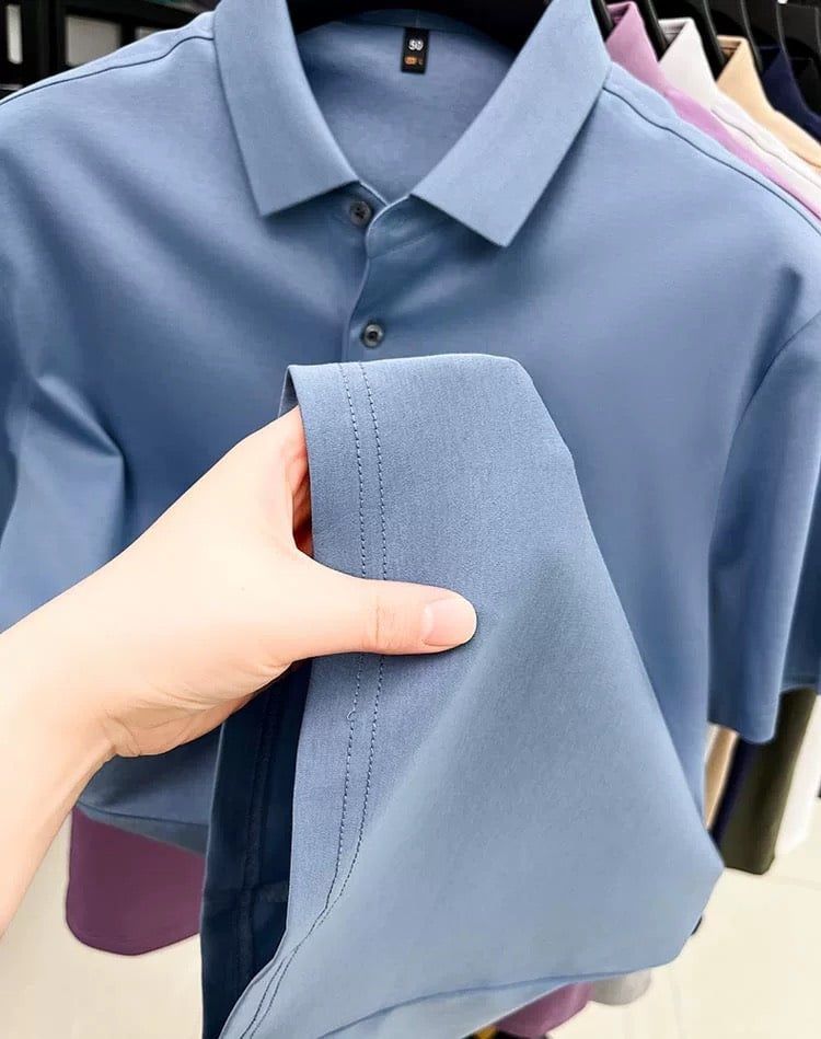  Áo Polo nam trơn cao cấp Chất liệu 100% cotton 