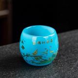  Chén trà dạ quang tráng men 