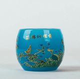  Chén trà dạ quang tráng men 