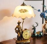  Đèn ngủ đồng hồ để bàn phong cách Châu Âu 