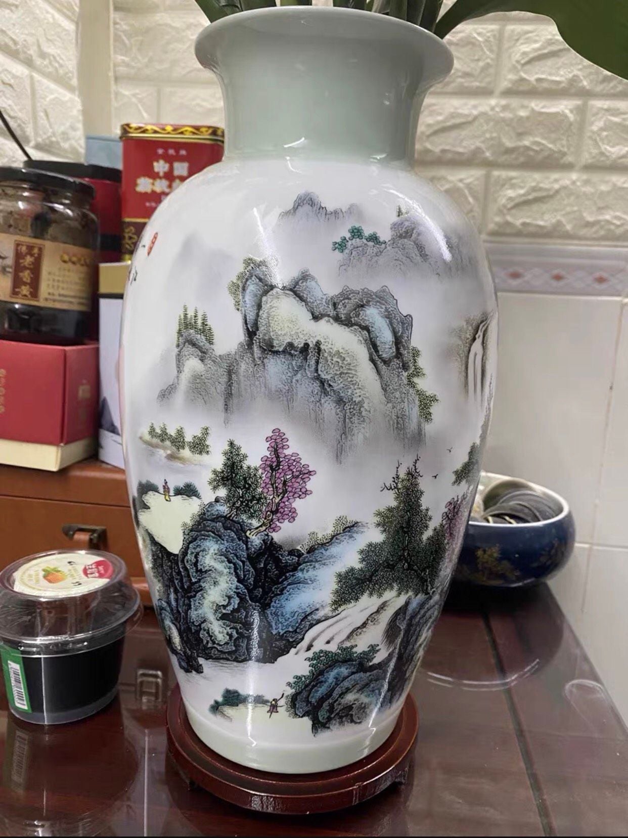  Bình gốm cắm hoa trang trí 