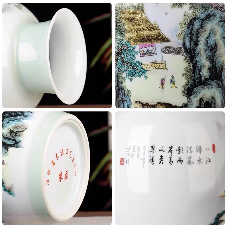  Bình gốm cắm hoa trang trí 