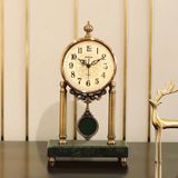  ĐỒNG HỒ ĐỂ BÀN PHONG CÁCH CHÂU ÂU CAO CẤP Chuyển động: im lặng 