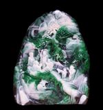  Ngọc Khắc Phong Cảnh May Mắn 