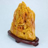  Ngọc khắc phong cảnh may mắn Chất liệu đá dâm bụt 