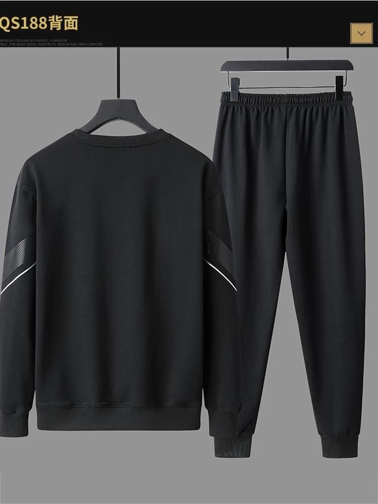  Bộ quần áo sweater nam thu đông Chất liệu polyester 