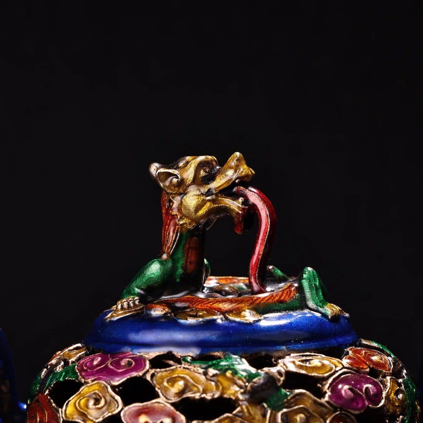  Lư Hương Tai Rồng Mây Cát Tường 
