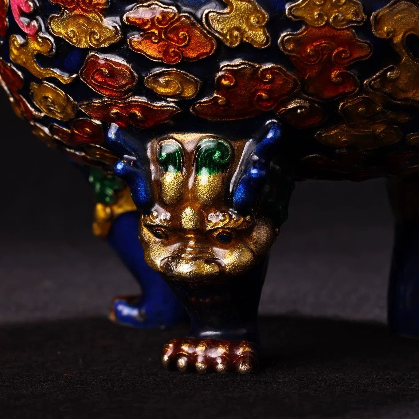  Lư Hương Tai Rồng Mây Cát Tường 
