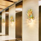  Đèn Tường Trang Trí Cá Koi Vàng 