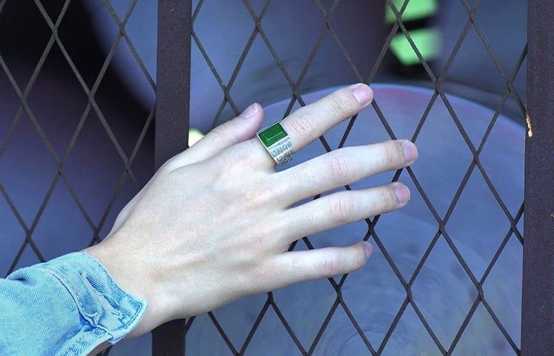  Nhẫn ngọc lục bảo tự chỉnh kích cỡ 