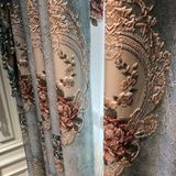  RÈM HOA DẬP NỔI CAO CẤP SANG TRỌNG 