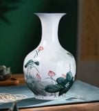  Bình Hoa Ánh Sen Trăng Để Bàn kiểu 3 