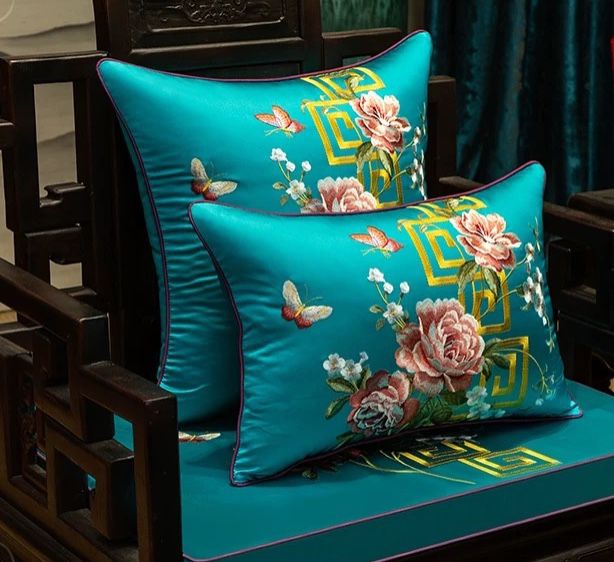  Gối Đệm Sofa Thêu Trung Quốc 