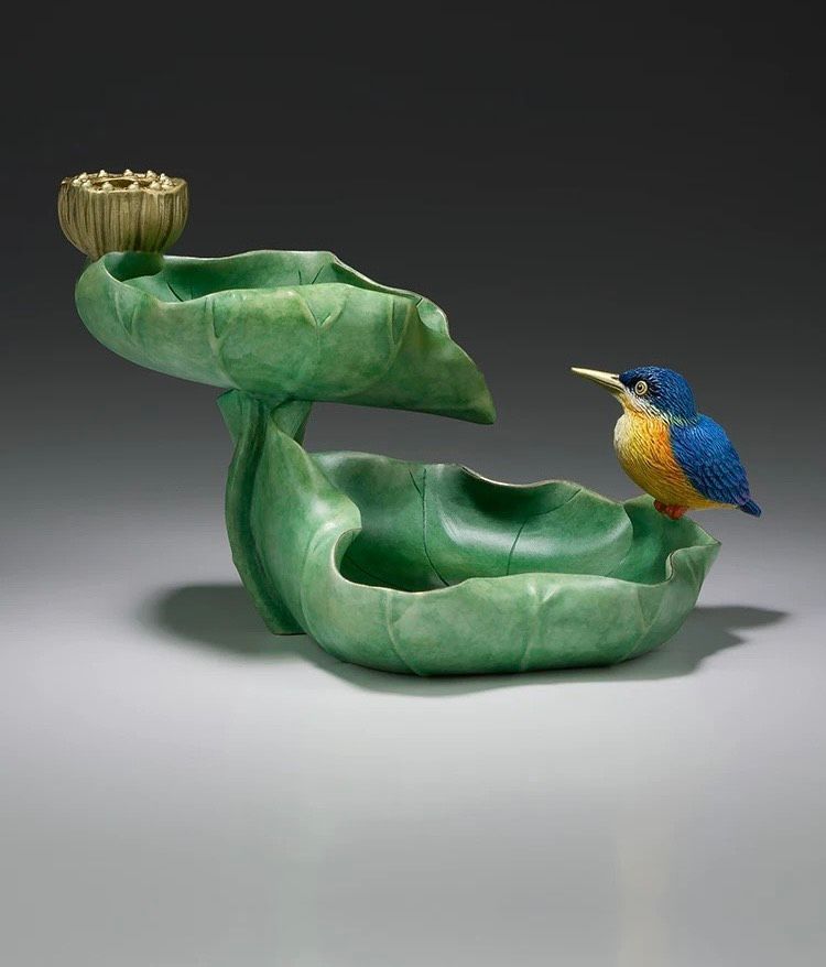  Tượng Ao Sen Điểm Xuyết Xanh 